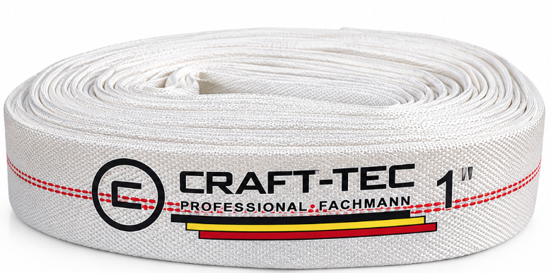 Furtun pompier 1'' 20M 8 BARI ALB FARA cuple Craft tec MX1208